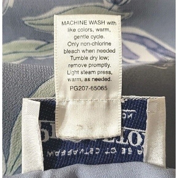 Vintage Pendleton Modest Midi Skirt- Tulip Garden Floral - Ceremony Classic P 14 - Picture 4 of 5